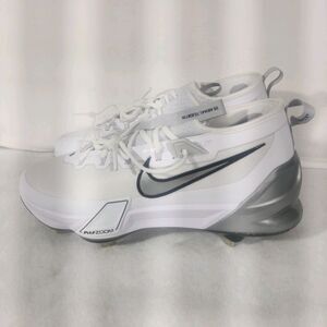Nike Force Zoom Trout 9 Elite Baseball Cleats White  Men Size 12 NEW
